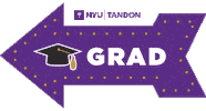 Grad Sticker by NYU Tandon