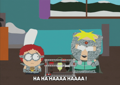 butters stotch laugh GIF by South Park 