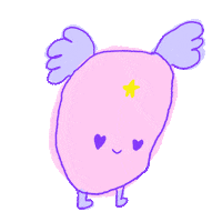 In Love Pink Sticker by Paola Hibiki
