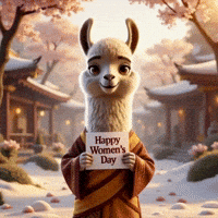 dalaillamazen animation cartoon women day GIF