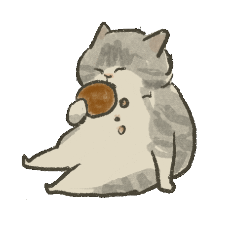 Cat Eat Sticker