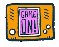 Playing Video Game Sticker