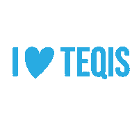 teqis love blue like teq Sticker