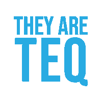 teqis blue they them teq Sticker