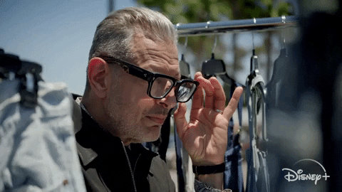 Episode 4 Denim GIF by The World According to Jeff Goldblum | Disney+