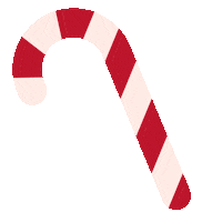Candy Canes Christmas Sticker by Bons baisers de Paname