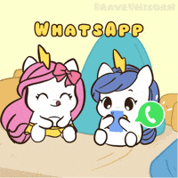 Wa Text Me GIF by Brave Unicorn