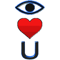 I Love You Loop Sticker by Hi-Art