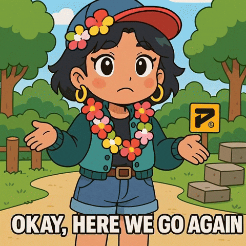 Here We Go Again Whatever GIF by Persona