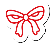 brockich gift bow ribbon geschenk Sticker