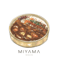 miyamamelbourne gyudon miyama miyamamelbourne miyamacafe Sticker