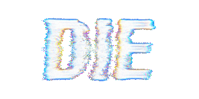 Glitch Die Sticker by Fousheé
