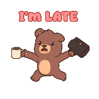 Working On My Way Sticker by BEARISH