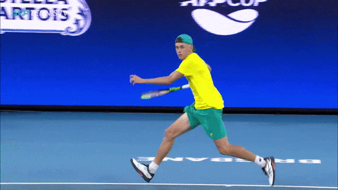 Jumping Come On GIF by Tennis TV