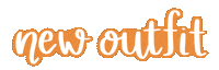 Orange Outfit Sticker