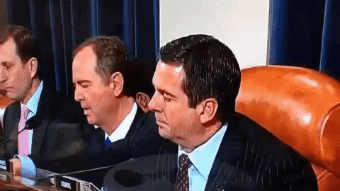 lindseyculli giphygifmaker impeachment impeachmentinquiryday4 nunes screwed impeachmentinquiry ohshit GIF