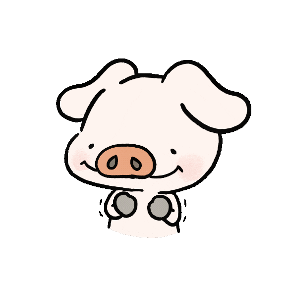 yudai9c giphyupload pig piglet やった Sticker