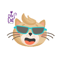 CuteCatPe cats emoji gato sol Sticker