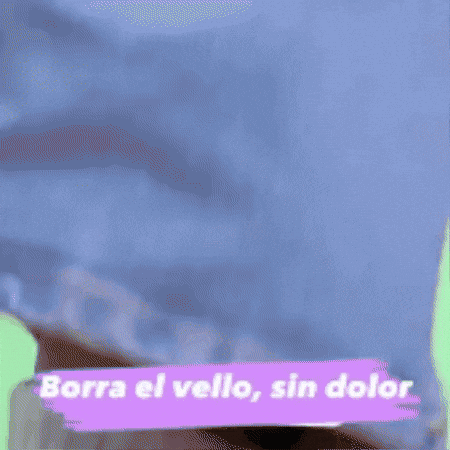 Demostración depilación sin dolor
