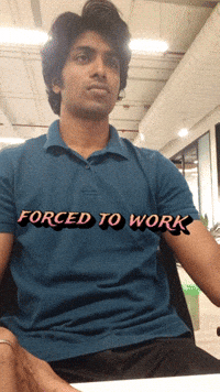 deviljester forced to work GIF
