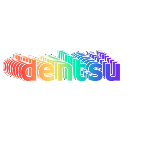 dentsupride giphygifmaker dentsu Sticker