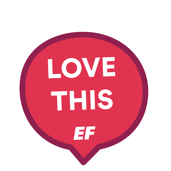 Englishfirst Love Sticker by EF English First Russia