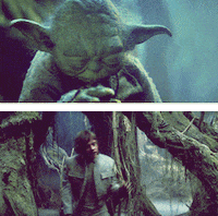 looking star wars GIF