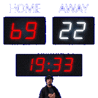 22 Away Sticker