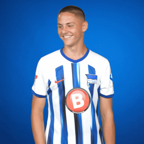 Happy Football GIF by Hertha BSC