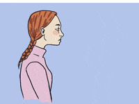 emmadoesartonline girl smoke cloud air GIF