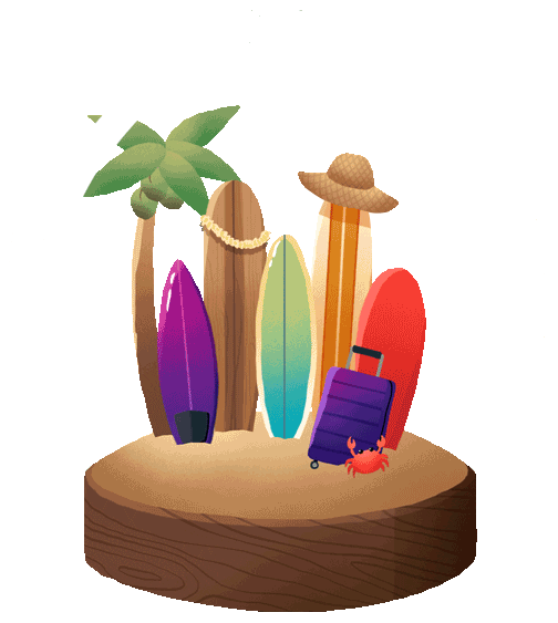 Beach Holiday Sticker by Hawaiian Airlines