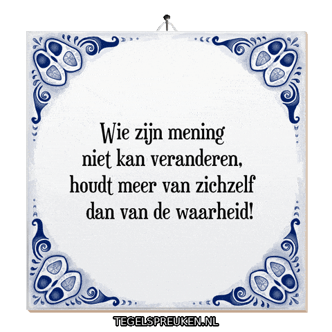 Respect Nl Sticker by Tegelspreuken.nl