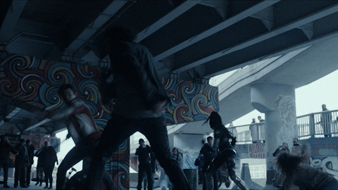 Kicking Beast Boy GIF by HBO Max