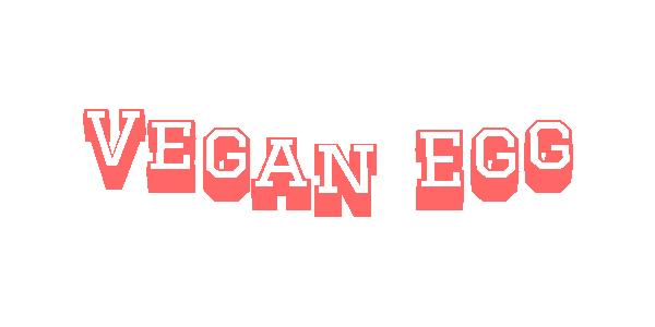 Vegan Egg Sticker by Jennifer Greenhill