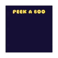 Peek A Boo Bu Sticker by Brave Unicorn