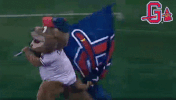 high five run GIF by Gwinnett Braves