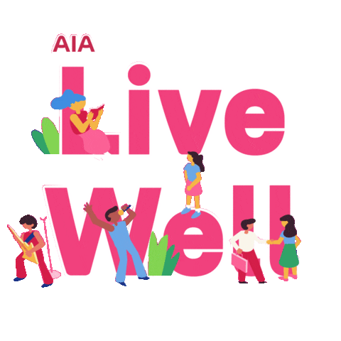 Aia Sticker by Book of Lai