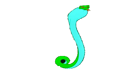 BiBiCoRe giphyupload dance neon snake Sticker