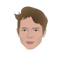 Glasses Benjamin Sticker