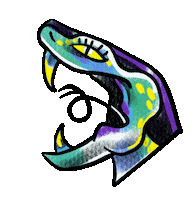 Slither Sticker by ZAV