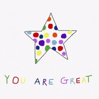 You Are Great GIF by Barbara Pozzi