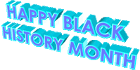 Black History Month Sticker by GIPHY Text