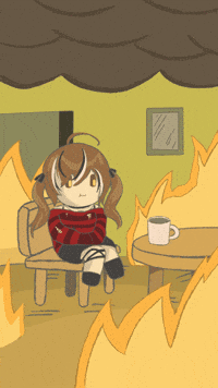 Fire Im Fine GIF