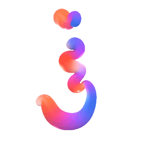 3D Alphabet Sticker