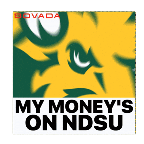 North Dakota State Bison Sticker by Bovada
