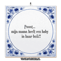 Baby Humor Sticker by Tegelspreuken.nl