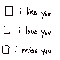 I Love You Valentine Sticker by Kirsten Hurley