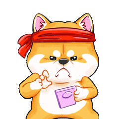 Angry Dog Sticker by UpStudiosWorld