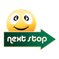 Driving Next Stop Sticker