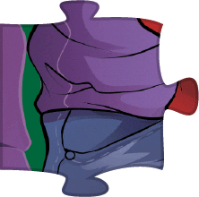Puzzle Sticker by Turma da Mônica